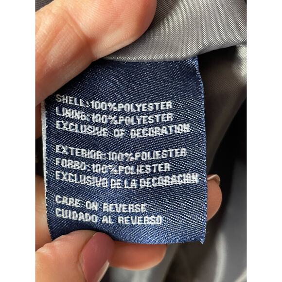 UW University of Washington Huskies Mens Fleece Vest Large Gray Gill Carl Banks - Picture 5 of 6